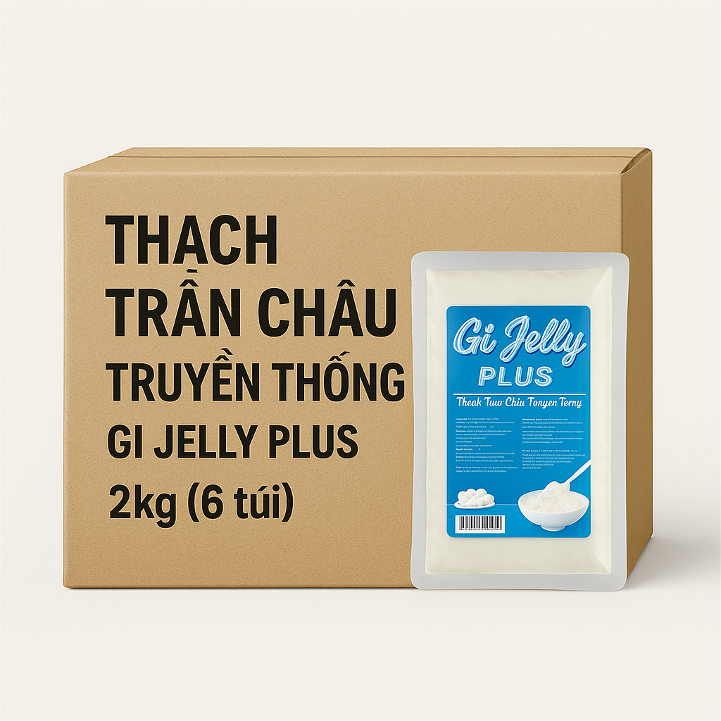 Thạch Trân Châu Truyền Thống Gi Jelly Plus 2kg - Hình ảnh 2