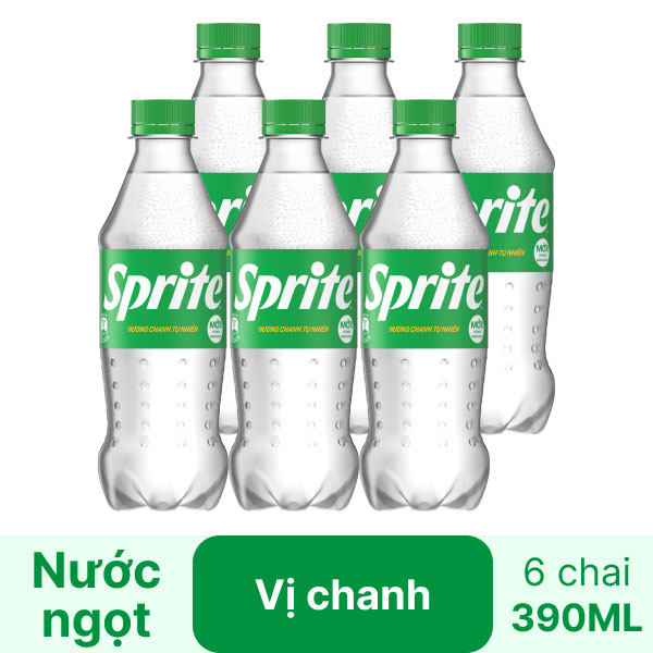 Nước Ngọt Sprite Hương Chanh 390ml - Hình ảnh 3