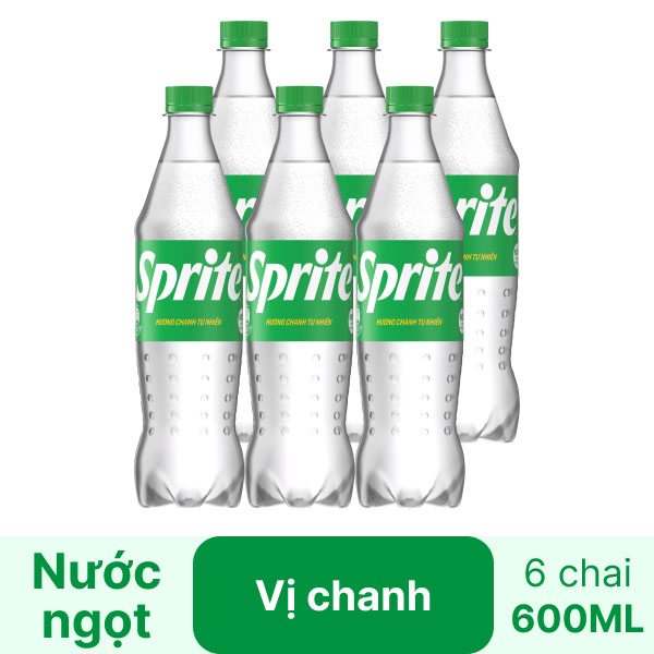 Nước Ngọt Sprite Hương Chanh 600ml - Hình ảnh 2