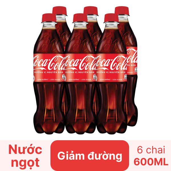 Nước Ngọt Coca Cola Vị Nguyên Bản Chai 600 ml - Hình ảnh 3