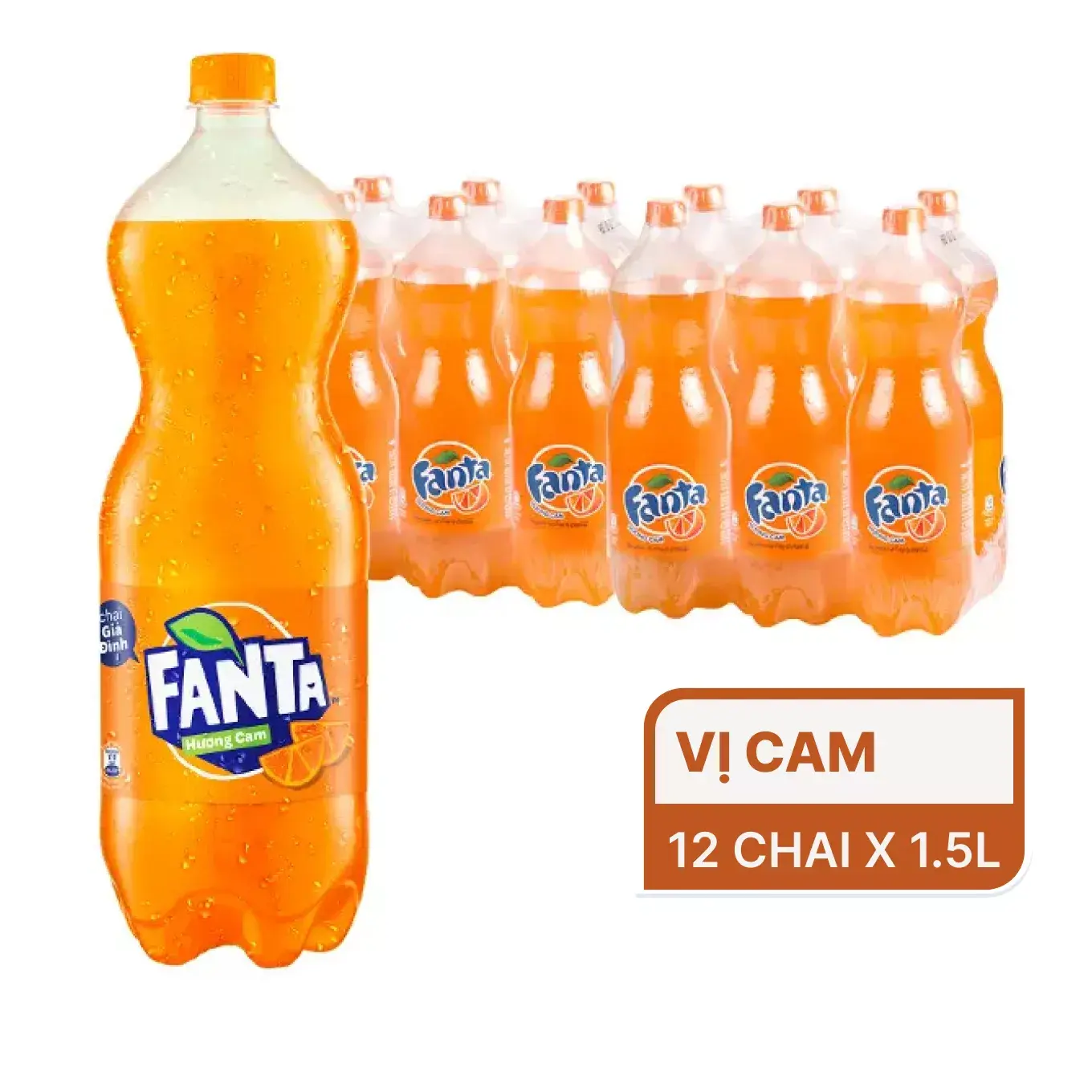 Nước Ngọt Fanta Hương Cam Chai 1.5 Lít - Hình ảnh 4