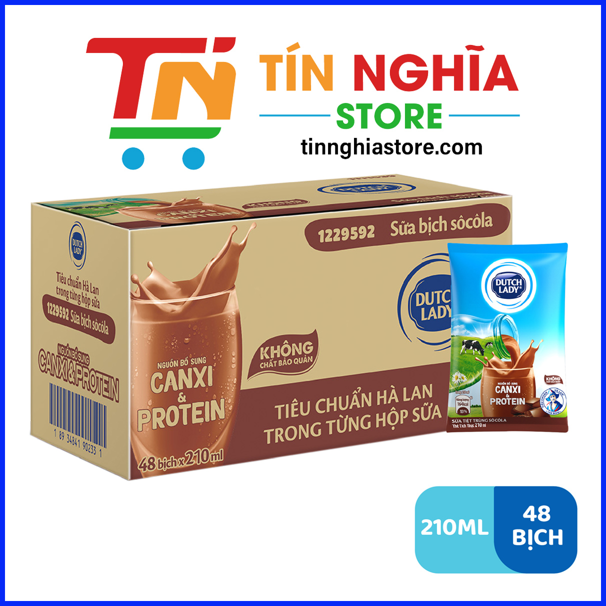 Sữa Tươi Cô Gái Hà Lan Vị Sôcôla - Hình ảnh 7