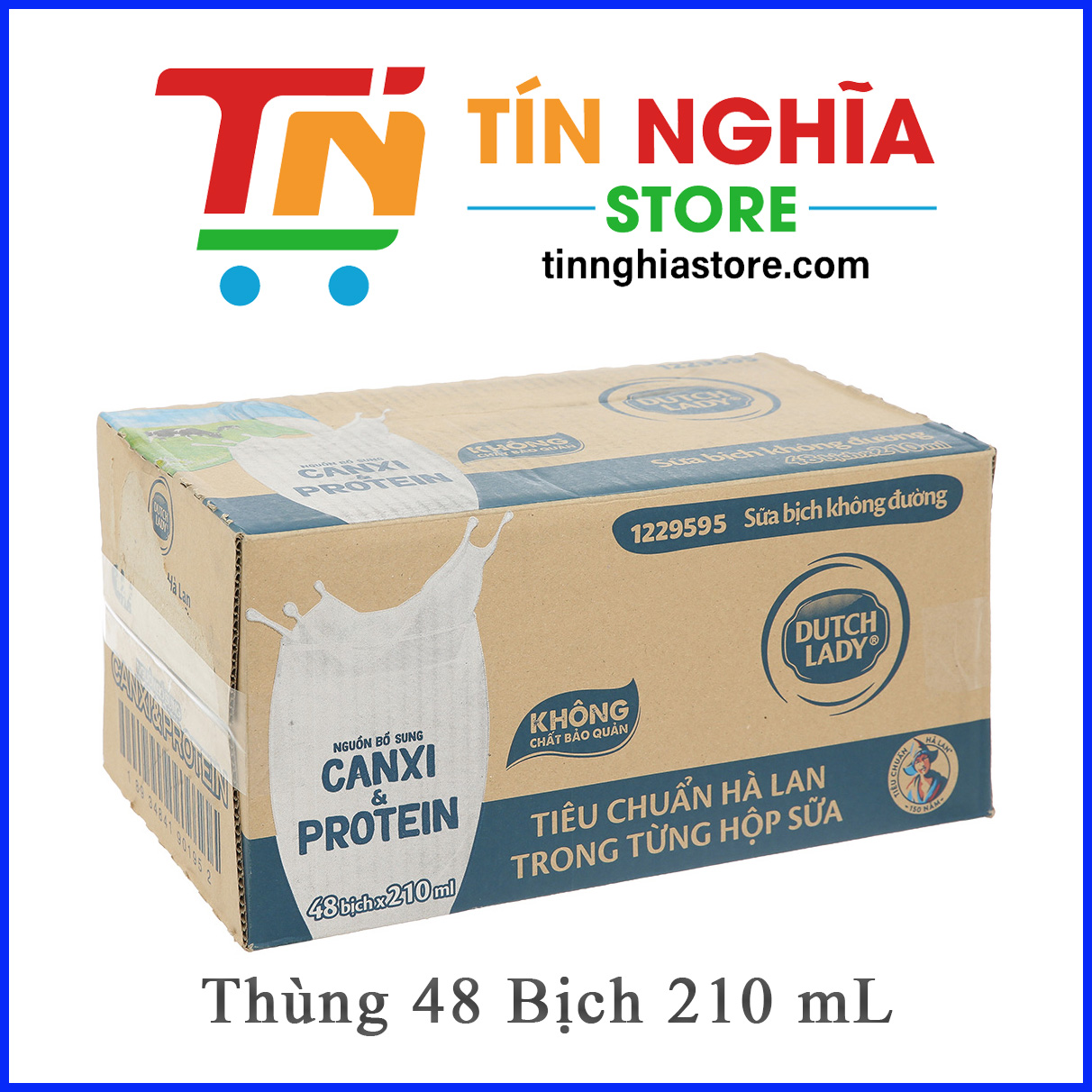 Sữa Bịch Không Đường Cô Gái Hà Lan - Hình ảnh 4