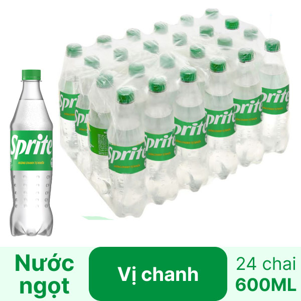 Nước Ngọt Sprite Hương Chanh 600ml - Hình ảnh 3