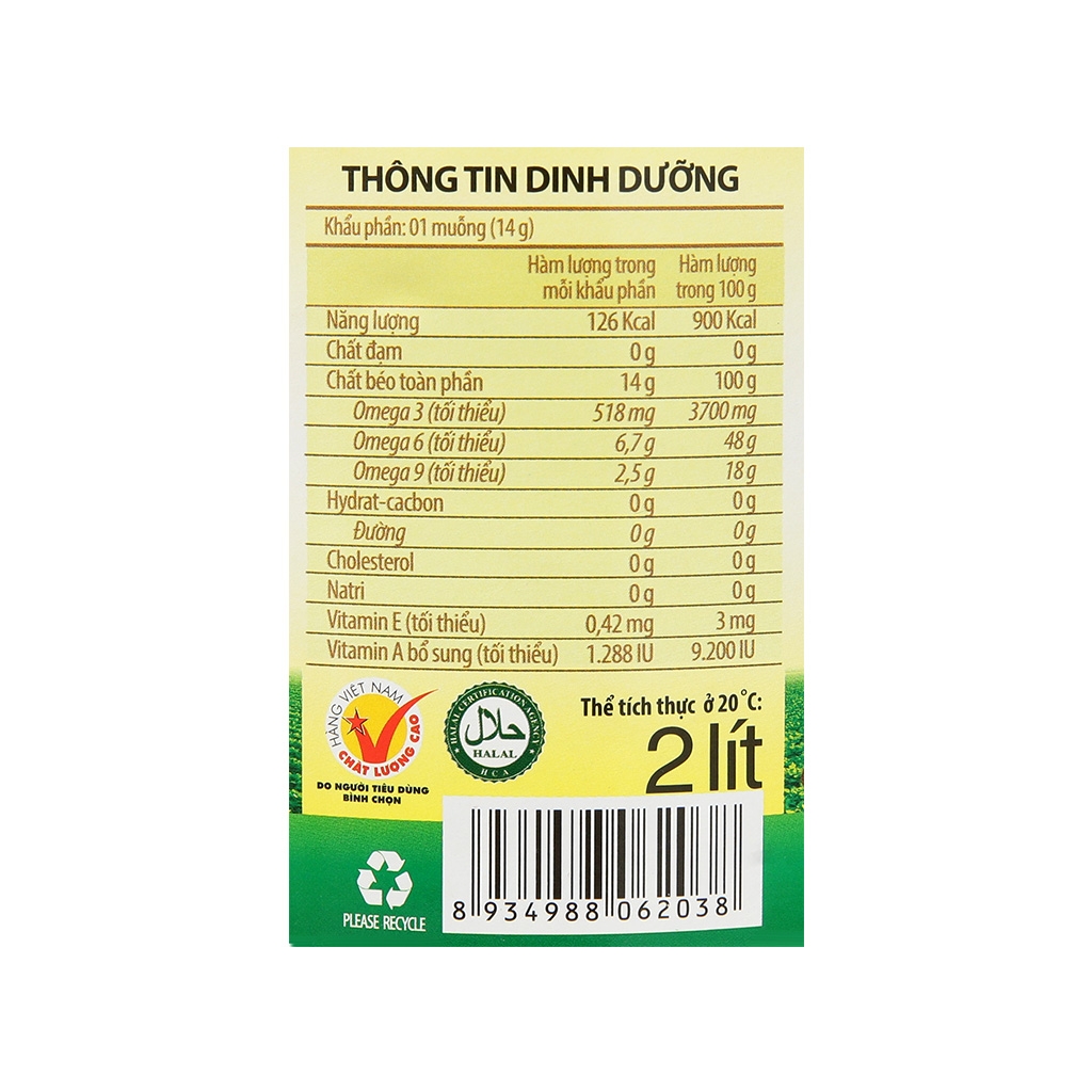 Dầu Đậu Nành Meizan (1 Lít / 2 Lít / 5 Lít) - Hình ảnh 14