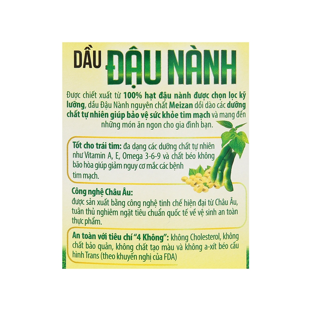 Dầu Đậu Nành Meizan (1 Lít / 2 Lít / 5 Lít) - Hình ảnh 13
