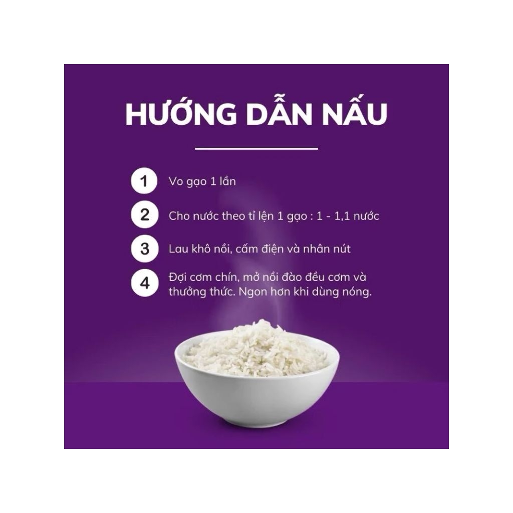 Gạo Thơm Vua Gạo ST25 + Túi 5kg - Hình ảnh 3