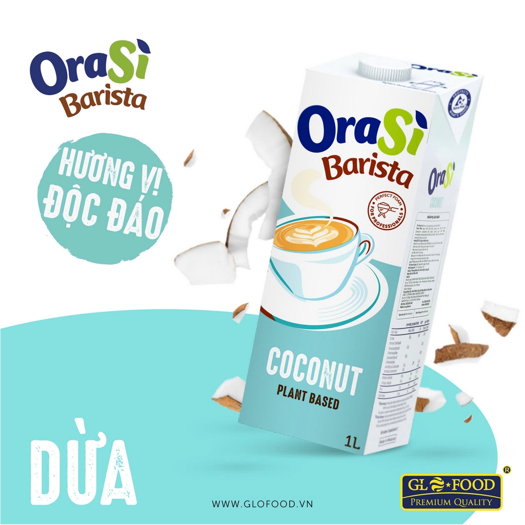 Sữa pha chế OraSì Barista Coconut (Dừa Nước) - Hình ảnh 4