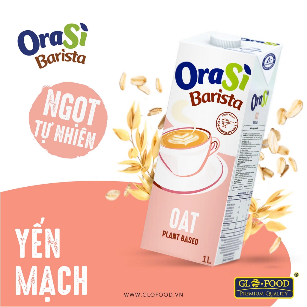 Sữa pha chế OraSì Barista Oat Pro (Yến Mạch) - Hình ảnh 3