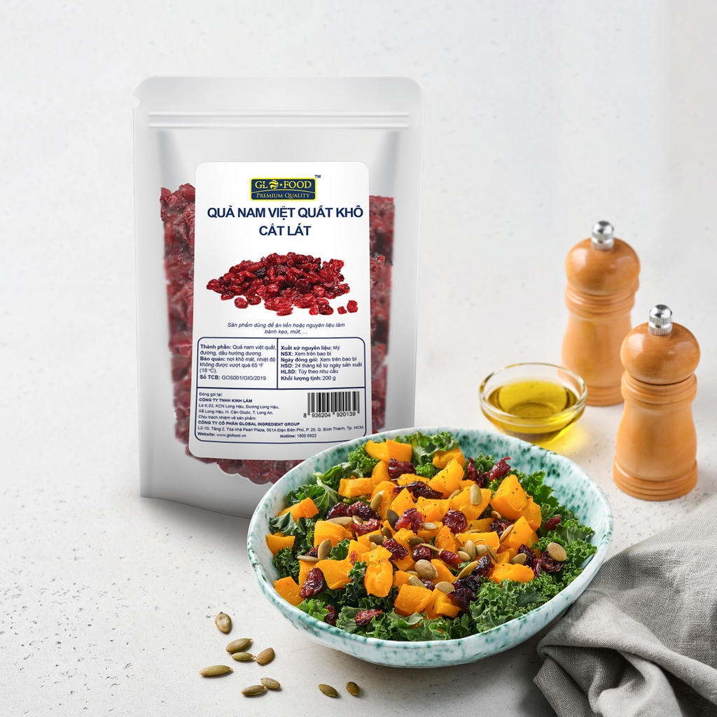 Quả Nam Việt Quất Khô Cắt Lát 1kg - Hình ảnh 2