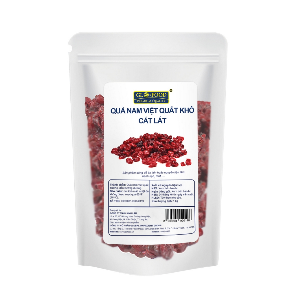 Quả Nam Việt Quất Khô Cắt Lát 1kg - Hình ảnh 3