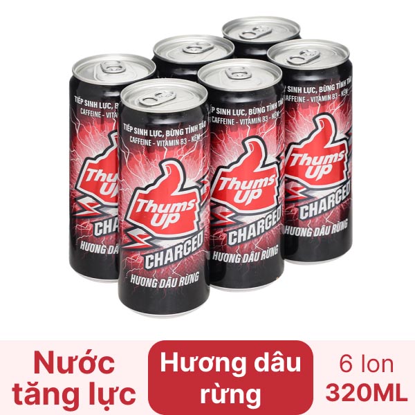Nước tăng lực Thums Up Charged dâu rừng - Hình ảnh 3