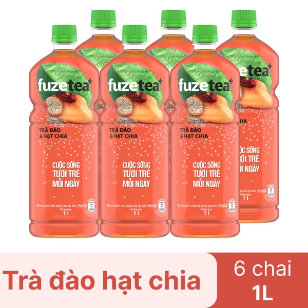 Trà đào và hạt chia Fuze Tea+ - Hình ảnh 9