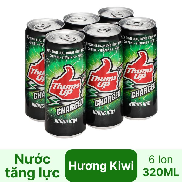 Nước Giải Khát Thums Up Charged Hương Kiwi - Hình ảnh 3