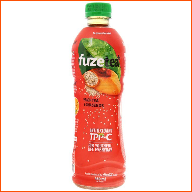 Trà đào và hạt chia Fuze Tea+ - Hình ảnh 5