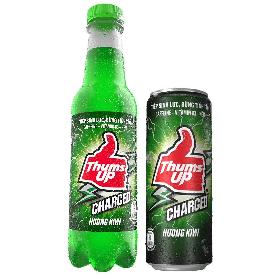 Nước Giải Khát Thums Up Charged Hương Kiwi