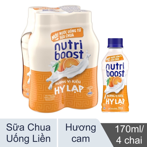 Sữa chua Nutriboost hương cam 170ml - Hình ảnh 2