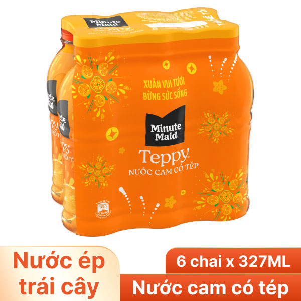 Teppy - nước ép cam nguyên tép - Hình ảnh 3