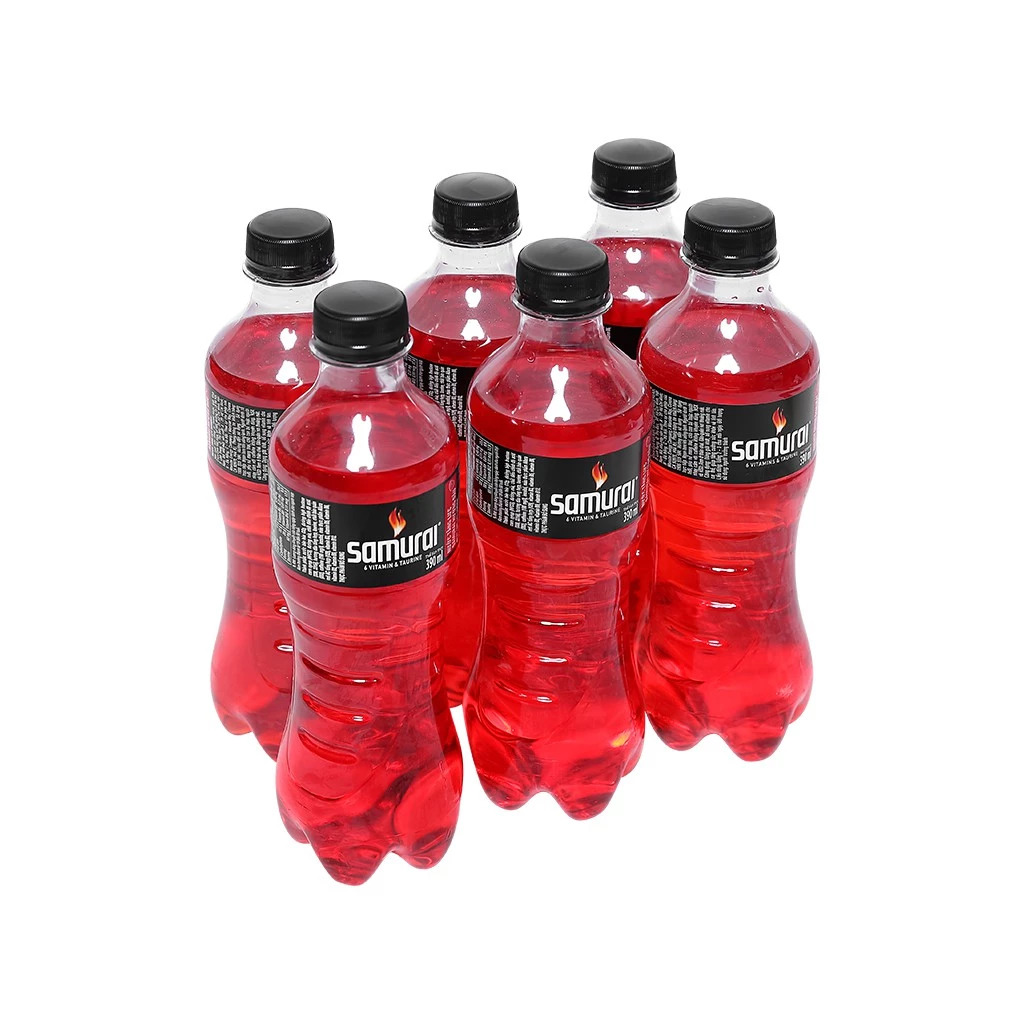 Nước tăng lực Samurai hương dâu 390ml - Hình ảnh 3
