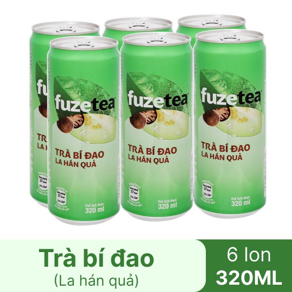 Trà bí đao la hán quả Fuze Tea+ 320ml - Hình ảnh 2