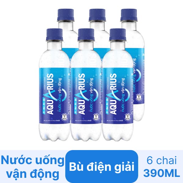 Nước uống vận động Aquarius chai 390ml - Hình ảnh 3