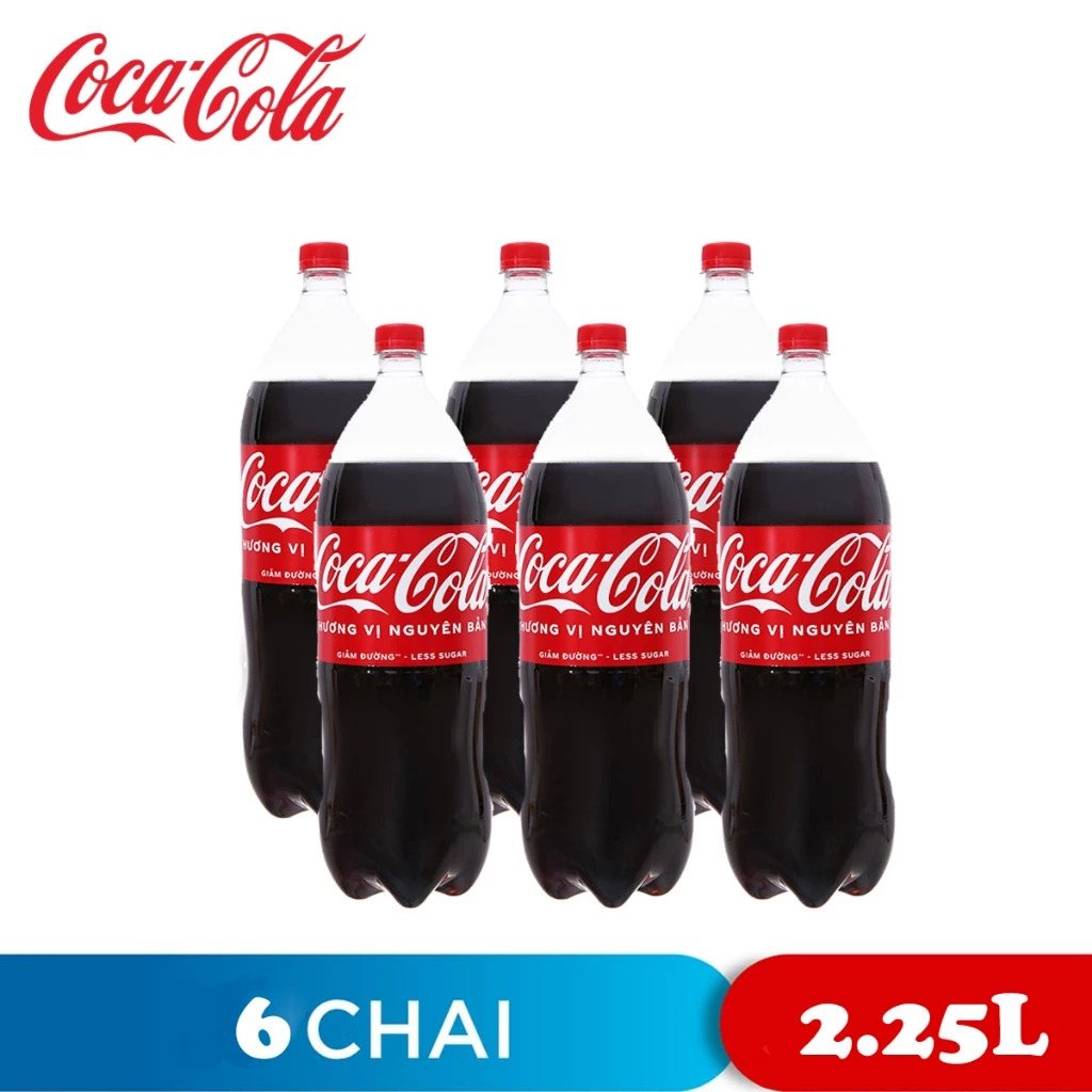 Nước Ngọt Coca Cola Vị Nguyên Bản Chai 2.25 Lít - Hình ảnh 2