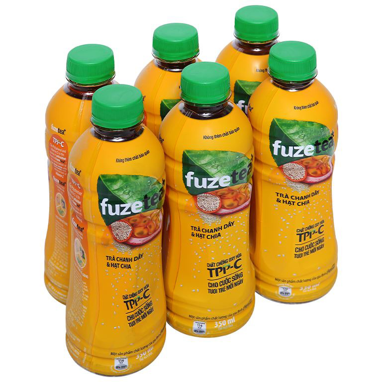 Trà chanh dây và hạt chia Fuze Tea+ - Hình ảnh 3