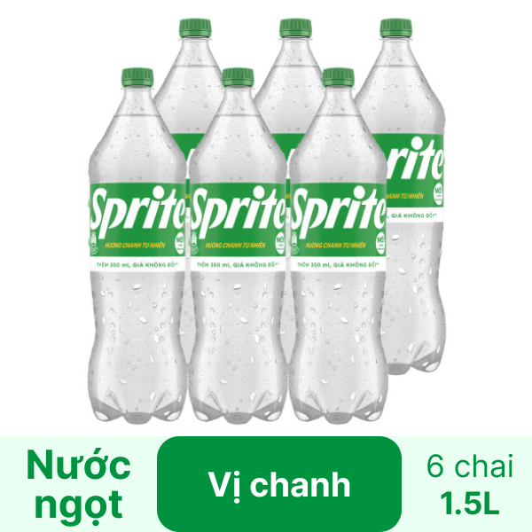 Nước Ngọt Sprite Hương Chanh 1.5 Lít - Hình ảnh 2