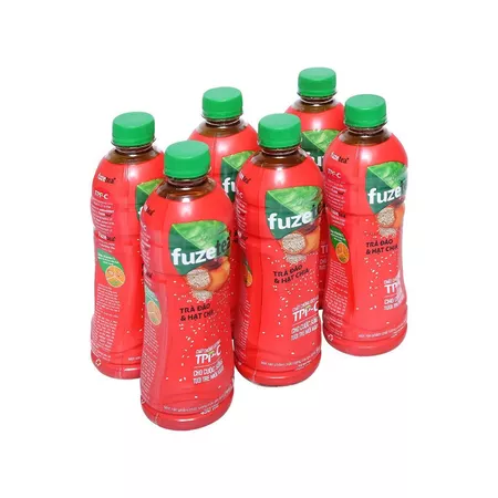 Trà đào và hạt chia Fuze Tea+ - Hình ảnh 6