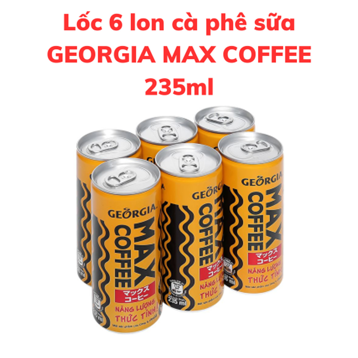 Cà phê sữa Georgia Max Coffee 235ml - Hình ảnh 3