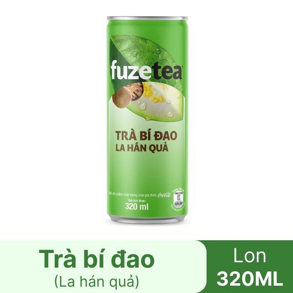 Trà bí đao la hán quả Fuze Tea+ 320ml - Hình ảnh 3