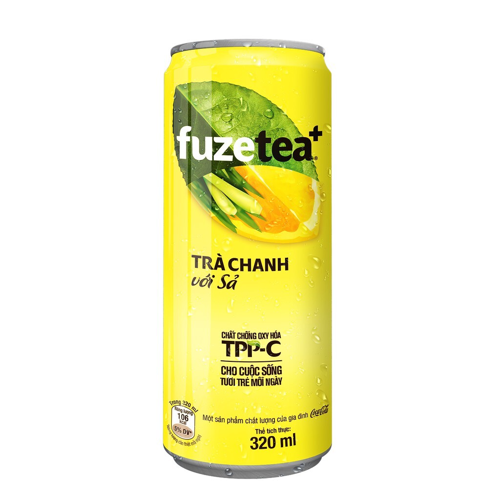 Trà chanh sả Fuze Tea+ - Hình ảnh 2