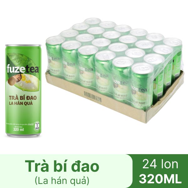 Trà bí đao la hán quả Fuze Tea+ 320ml - Hình ảnh 4
