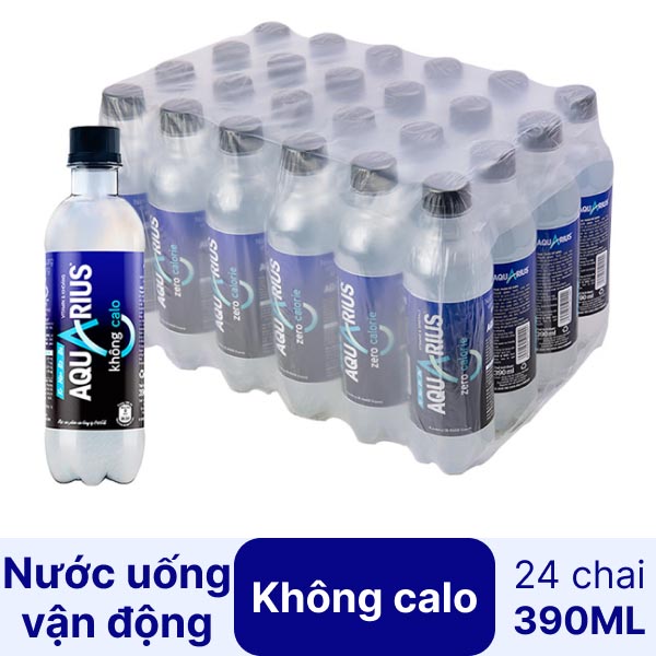 Nước uống vận động Aquarius không calo chai 390ml - Hình ảnh 4