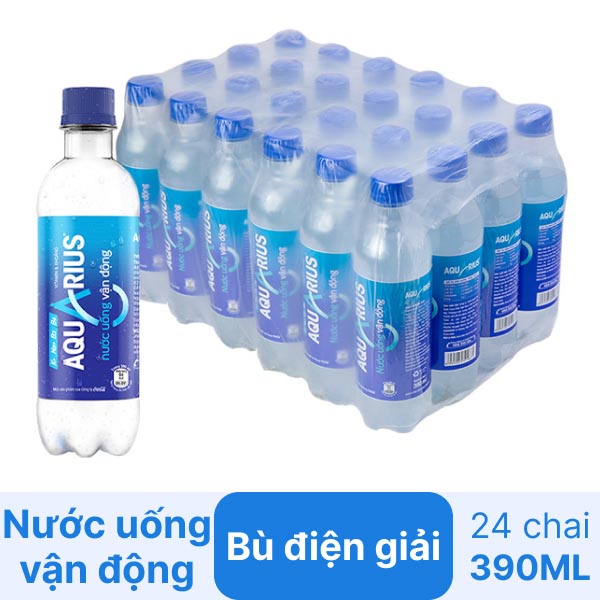Nước uống vận động Aquarius chai 390ml - Hình ảnh 4