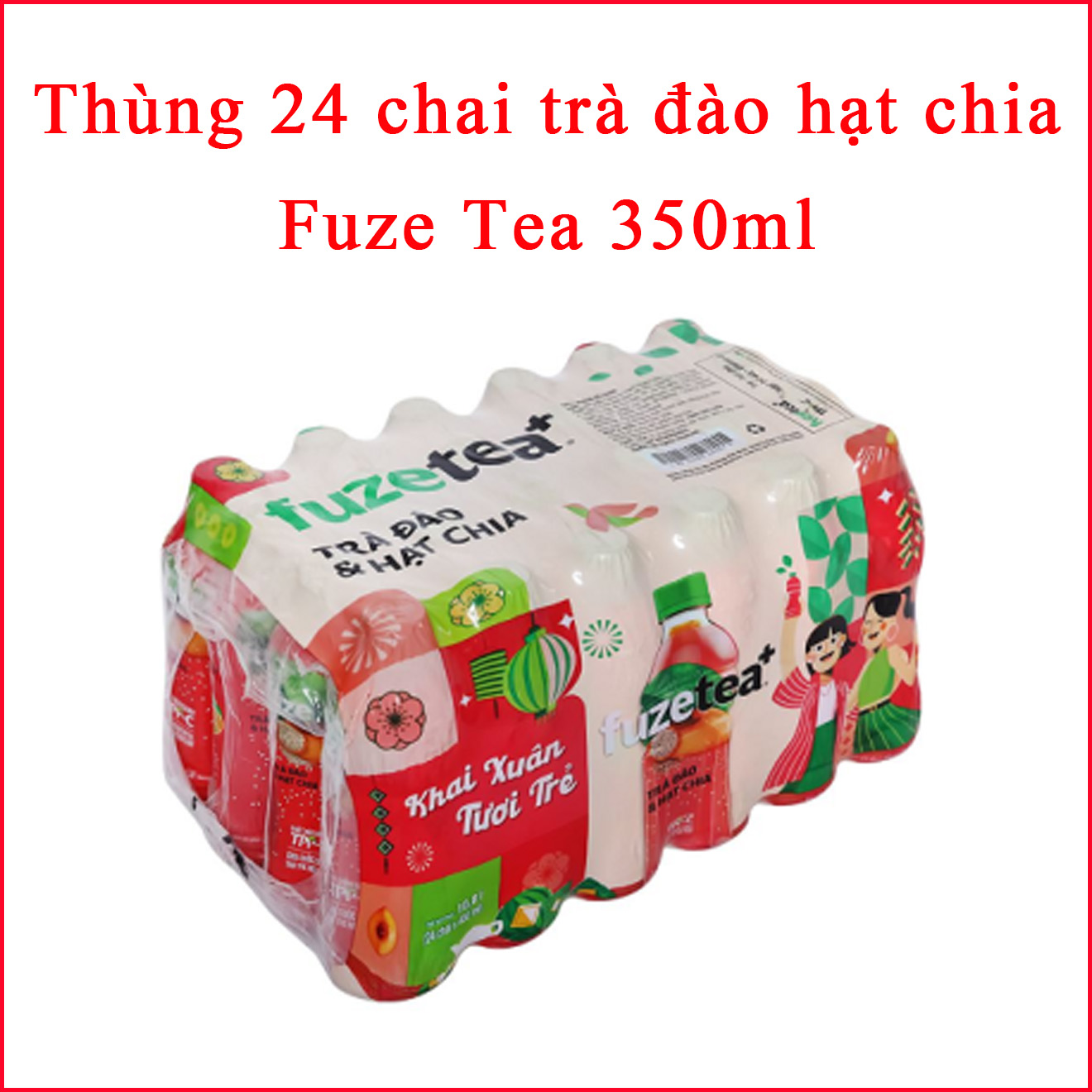 Trà đào và hạt chia Fuze Tea+ - Hình ảnh 4