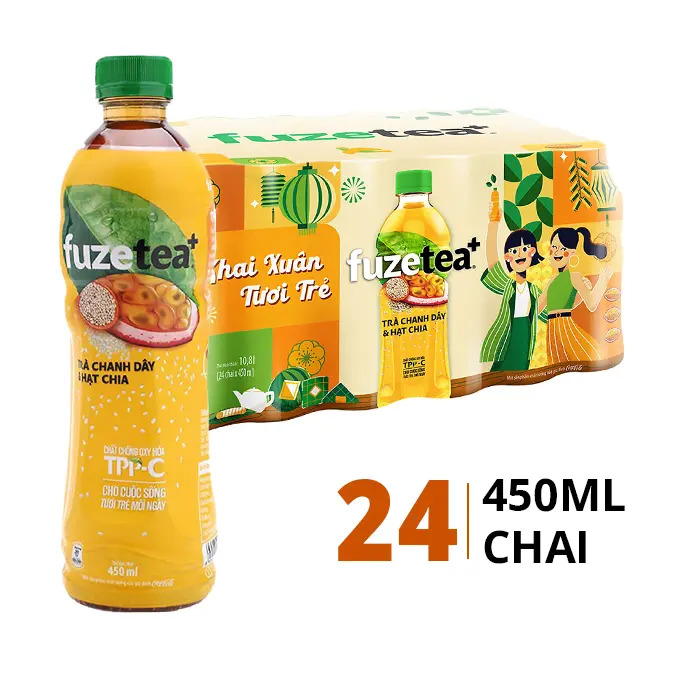 Trà chanh dây và hạt chia Fuze Tea+ - Hình ảnh 7