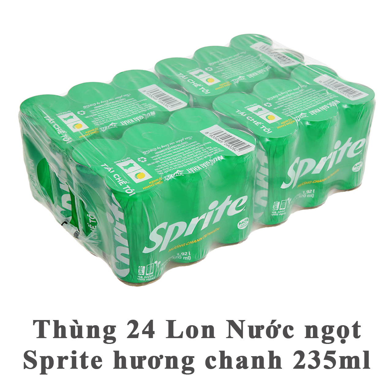 Nước ngọt Sprite hương chanh lon 235ml - Hình ảnh 2