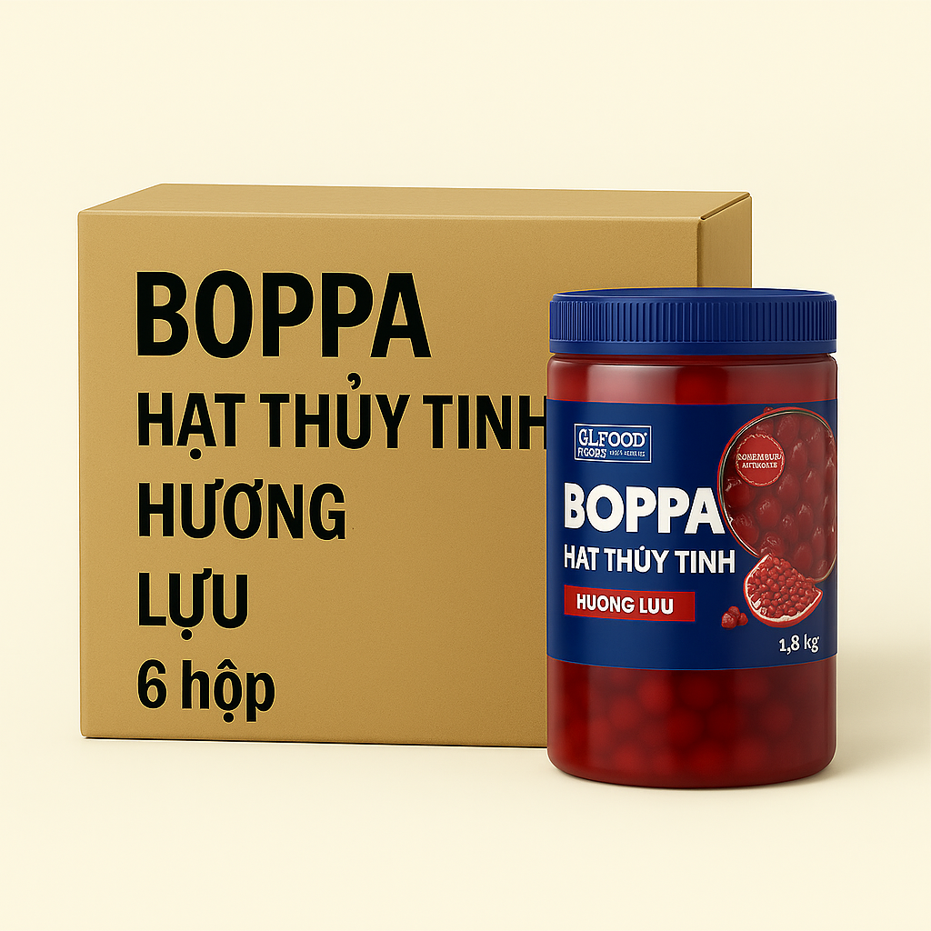 Hạt Thủy Tinh Boppa Hương Lựu - Hình ảnh 2